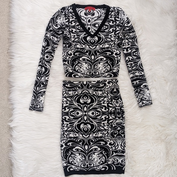 2 Piece Sweater Skirt Set - Picture 1 of 6